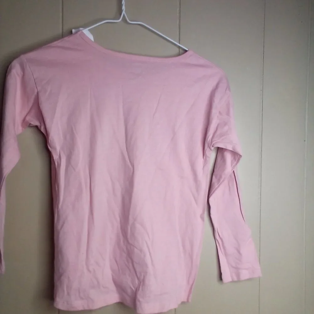 Carter's Kids Long Sleeve Shirt 7 Pink Ballerina Dance